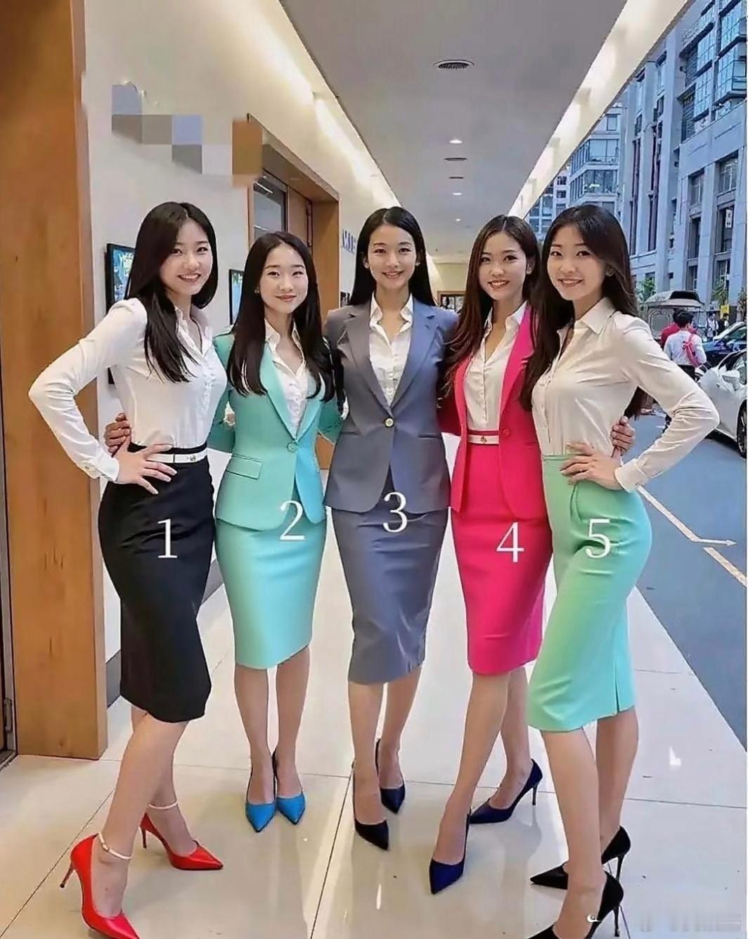 据说最漂亮的那位是男扮女装，你觉得是哪个？​​​