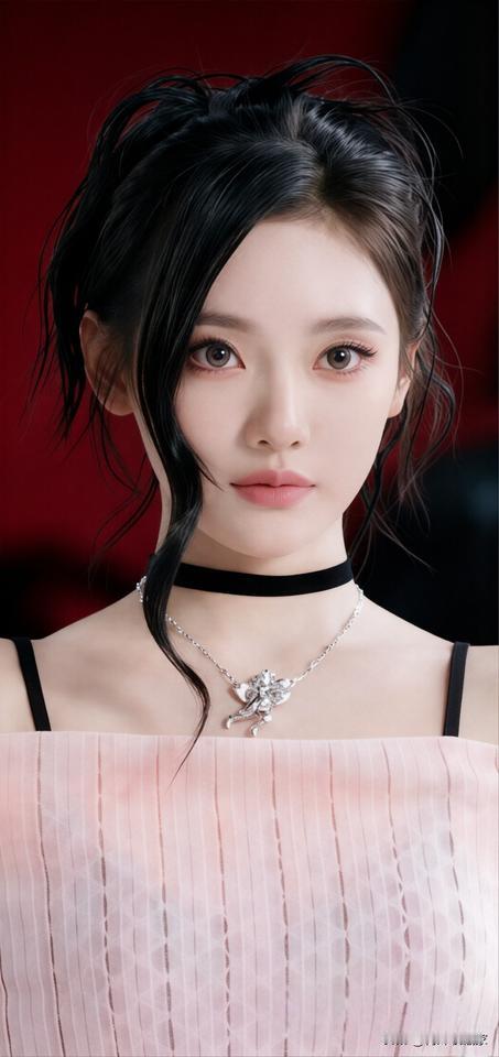 宁艺卓(二)乌黑浓密的大波浪卷发肆意舒展，柔润发丝自带光泽感，尽显妩媚风情。