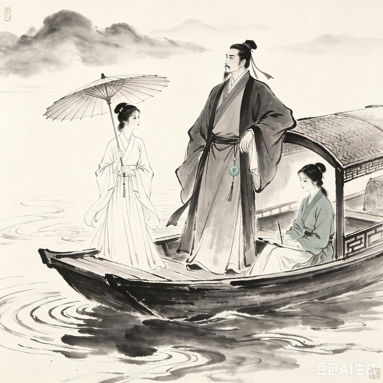 北宋诗人张尘苏擅写儿女情长，笔下柔情百转，可本人见了女子却总是手足无措。他形