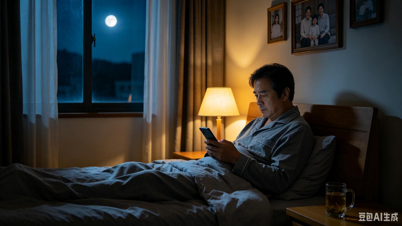 退休才懂：人生前半场拼输赢，后半场求心安！夜深人静刷着手机，总会突然被一个念