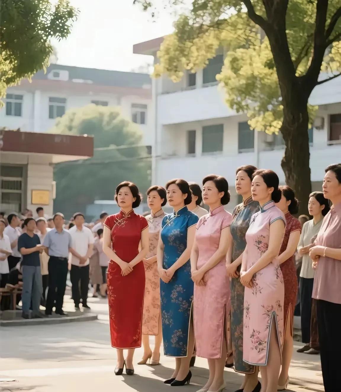 穿上旗袍就是旗开得胜？谁又想过，旗开再高，也在屁股下！俗称垫底儿…举个向日