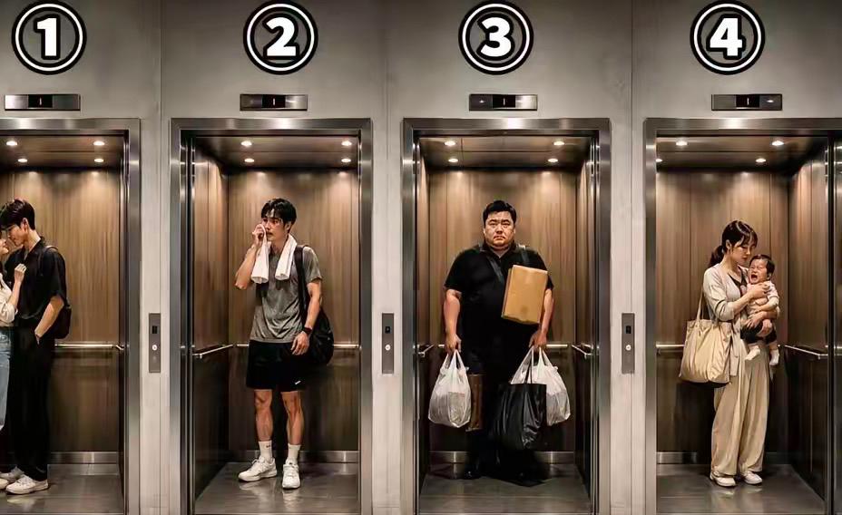 你最不想坐哪部电梯？