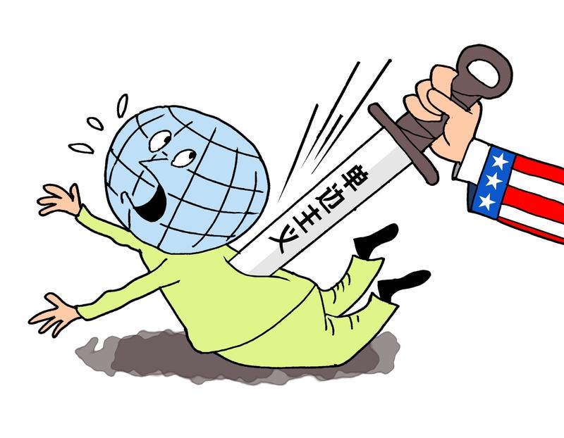 其次是军事安全保障领域的全球战略大调整，首先是放弃了对乌克兰泽连斯基无偿的军事支