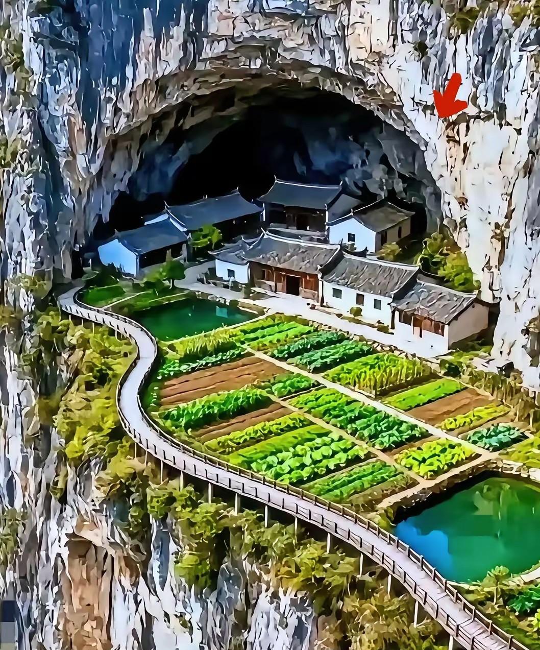 这一定是修仙的好地方，你们想带着谁一起在这修仙？