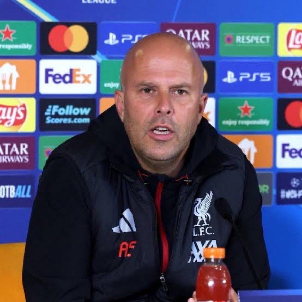 【回到主场再战】客场0-1负于加拉塔萨雷后，利物浦主帅斯洛特对次回合比赛充满信心