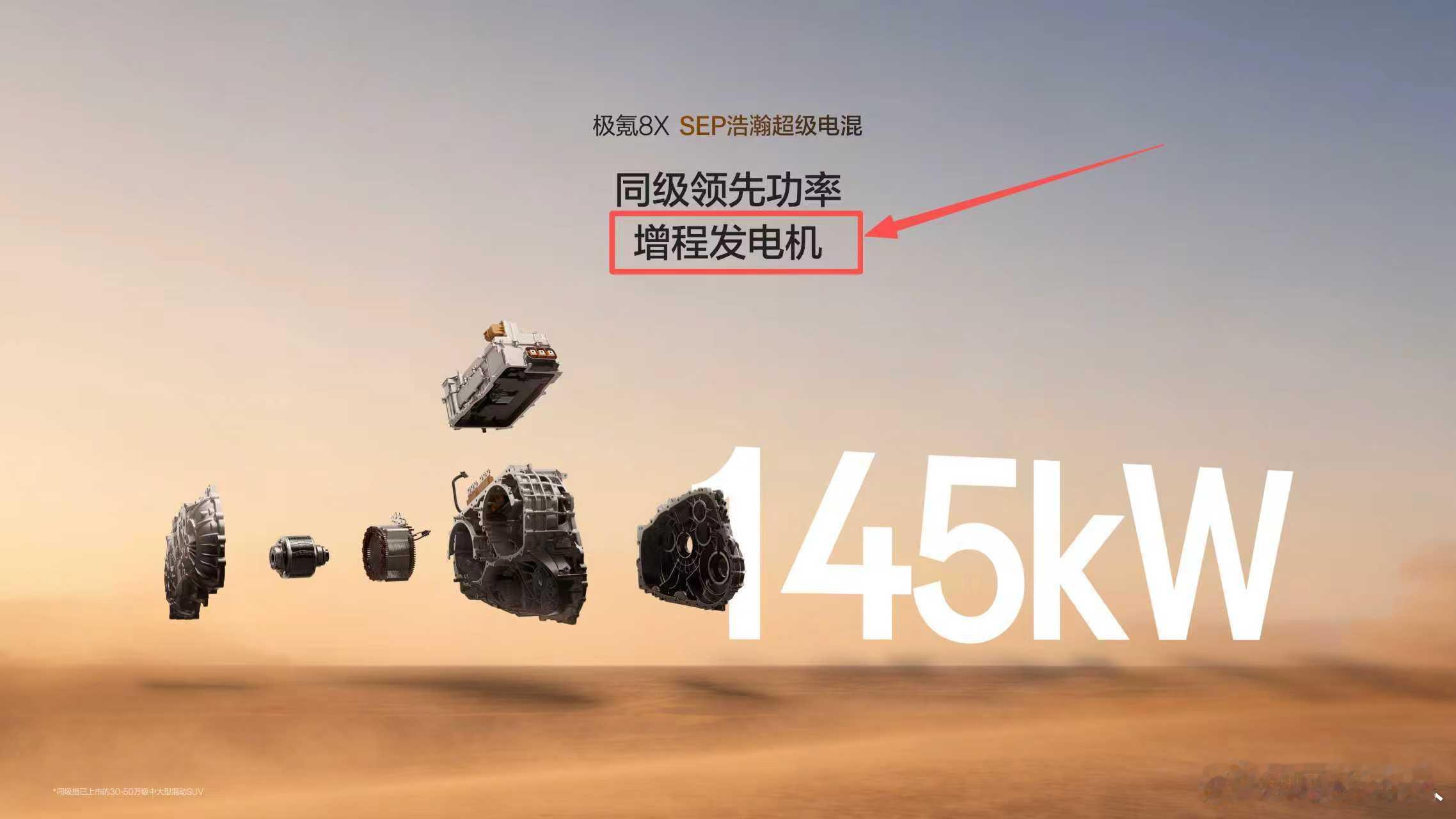 极氪8X上市发布会上官方说，这套混动搭载了一个“增程发电机”……给很多人整一头雾