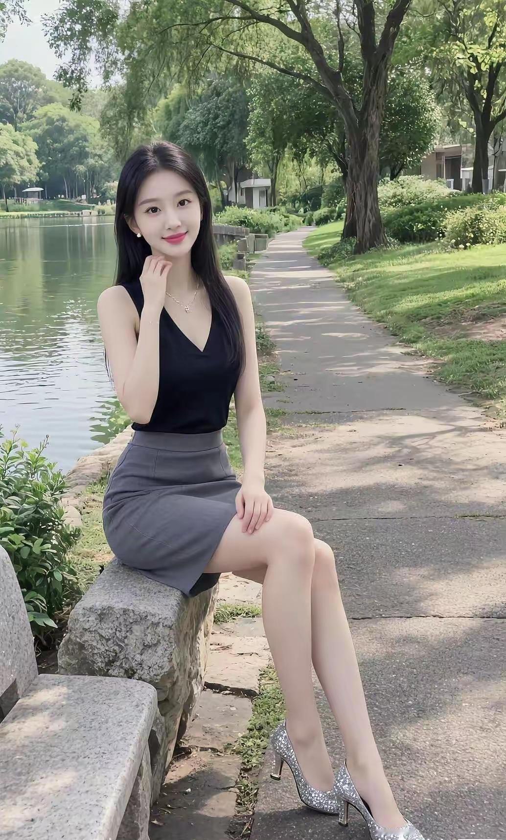 湖畔轻抚琴，绿意满心间。用镜头留下最美瞬间如何穿得优雅有气质