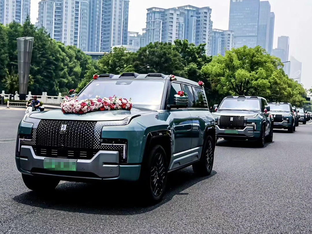 话说这仰望又找到个新差事，用来当婚车这操作就问你服不服？别我不知道，但要论在路上