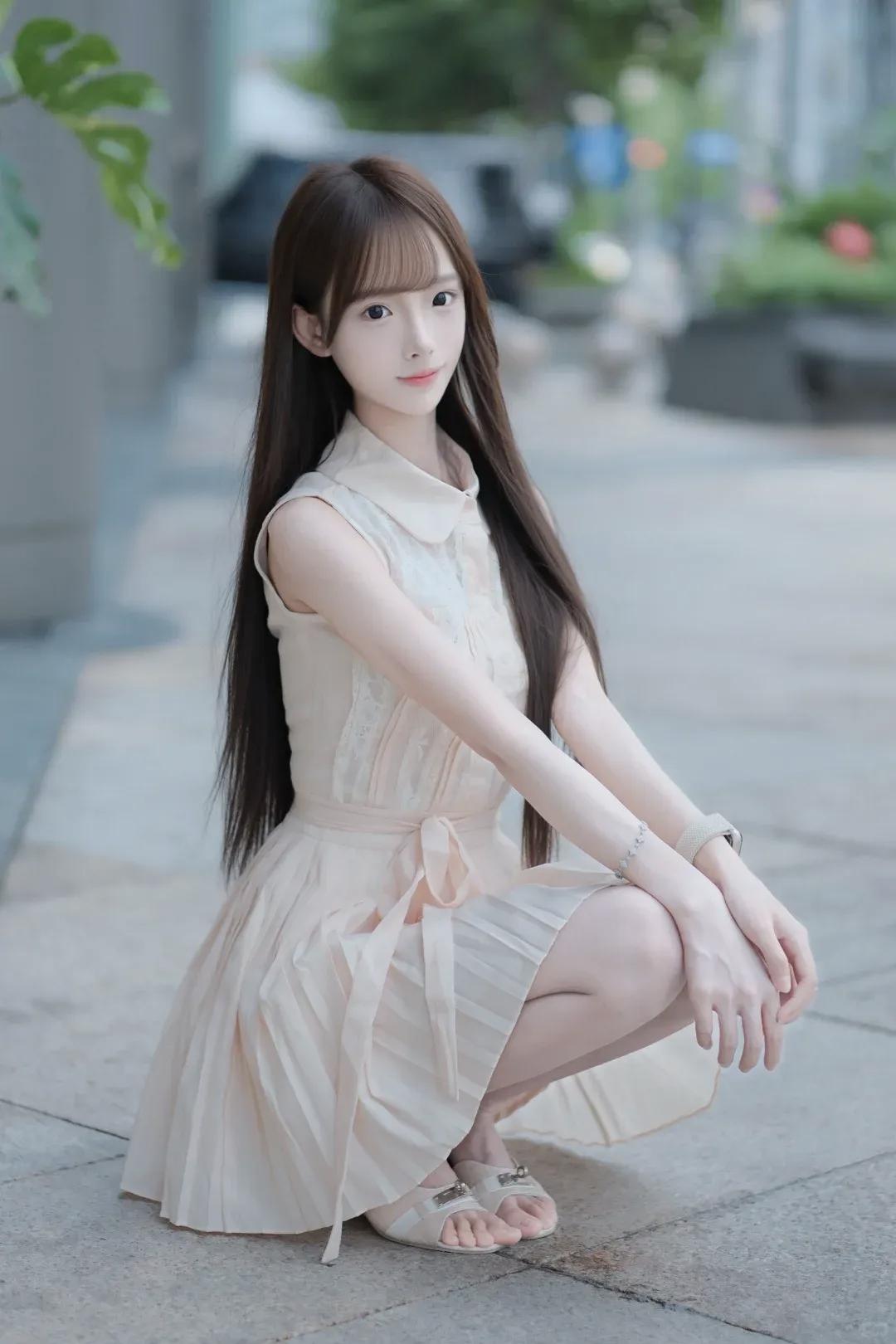 秋日的可爱美女美女的美丽瞬间分享