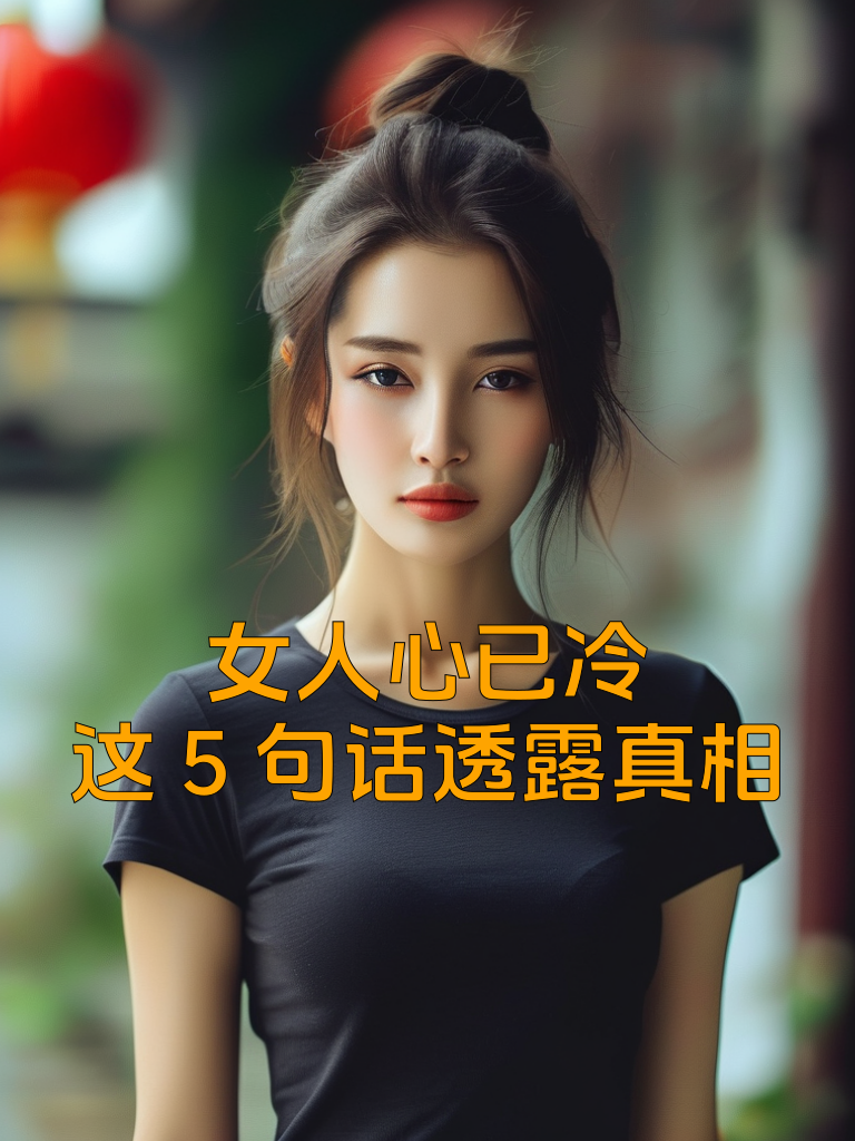 女人心已冷，这5句话透露真相