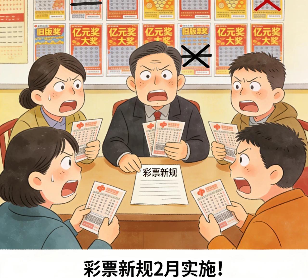 彩票新规2月实施！亿元大奖成历史，彩民炸锅了家人们注意！双色球、大乐透新规