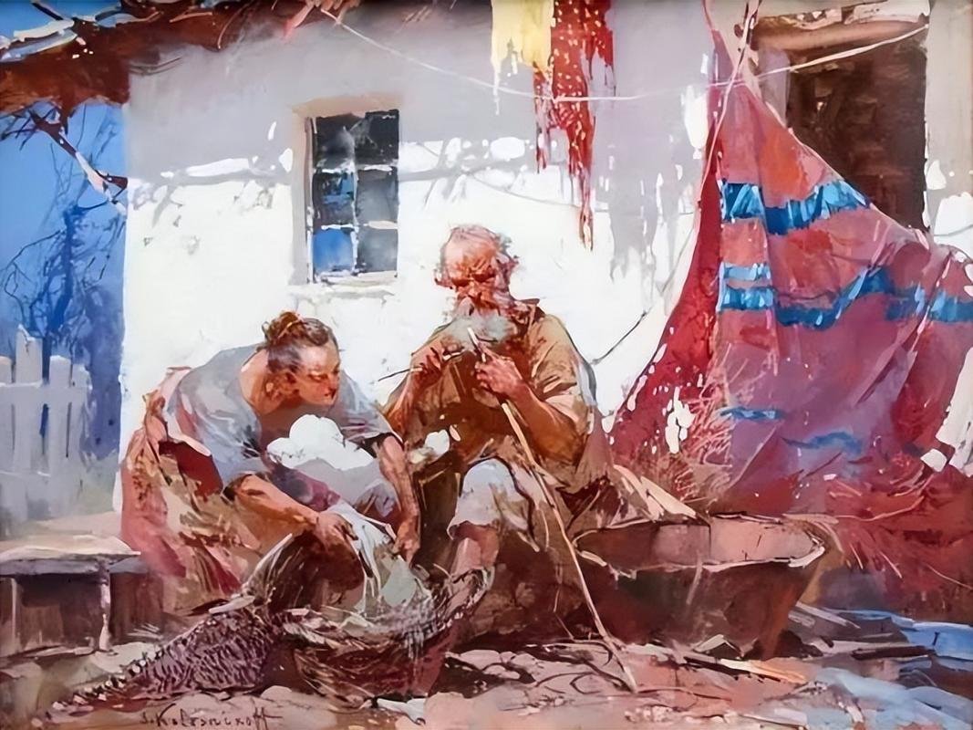 乌克兰著名画家斯捷潘·科列斯尼科夫油画作品欣赏遇见艺术遇见美好绘画