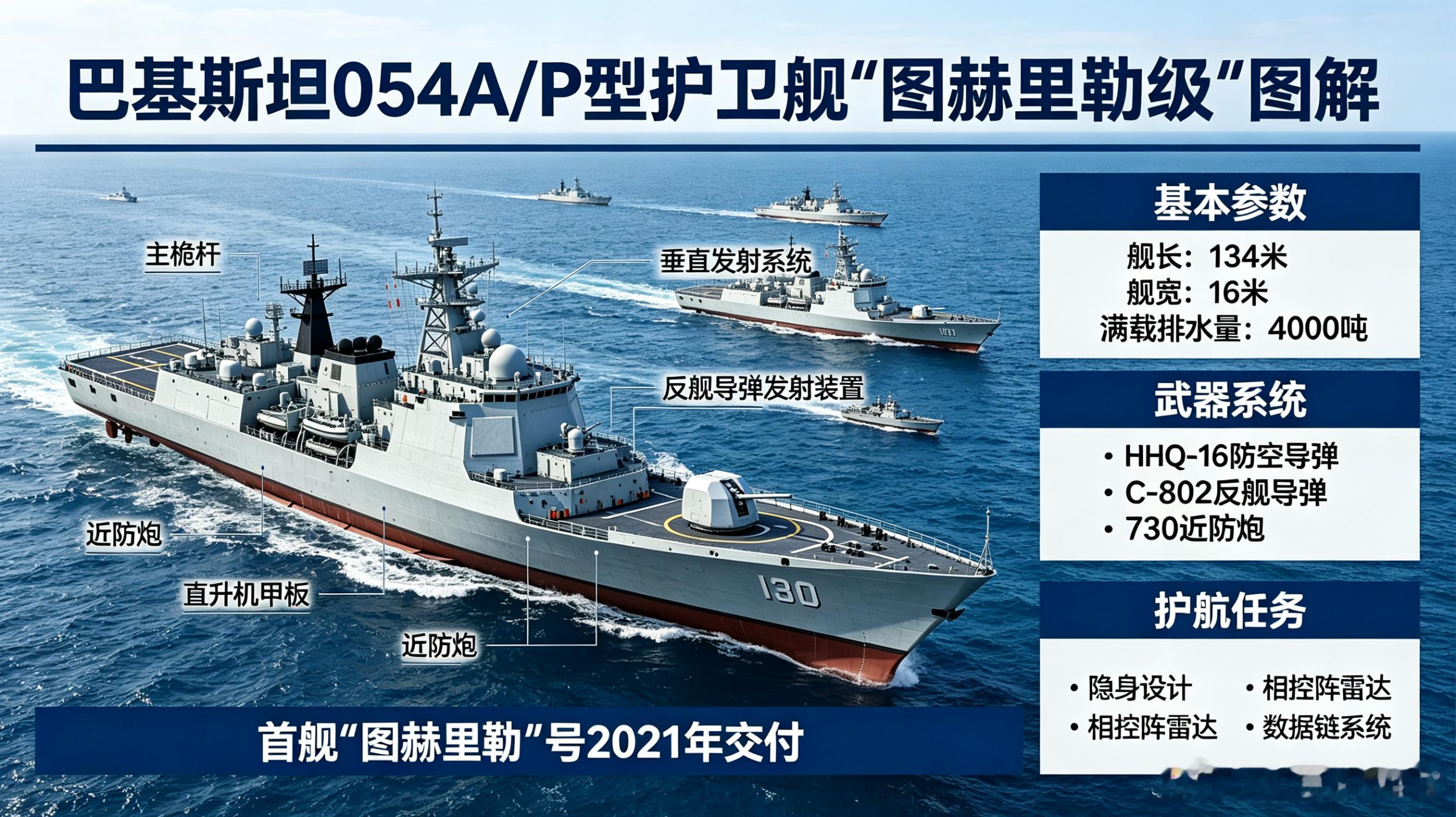 巴基斯坦🇵🇰054A/P“图赫里勒级”护卫舰｜中巴外贸主力舰🇵🇰054A