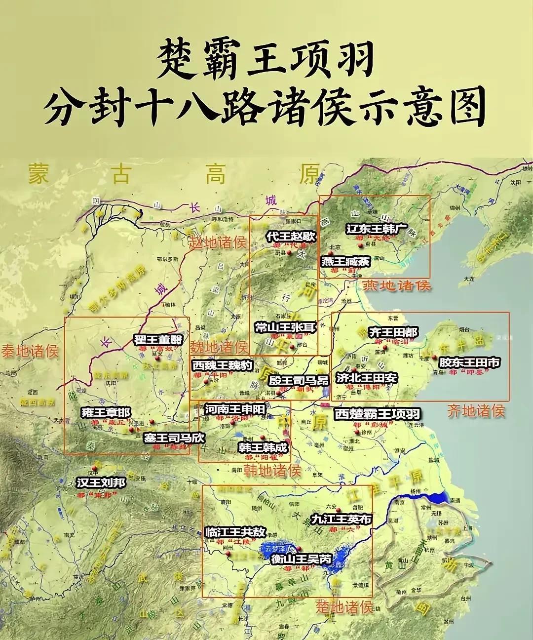 各路诸侯都是独立的军阀，不会绝对听命于项羽，只是迫于武力，暂时认他为做义军盟主。