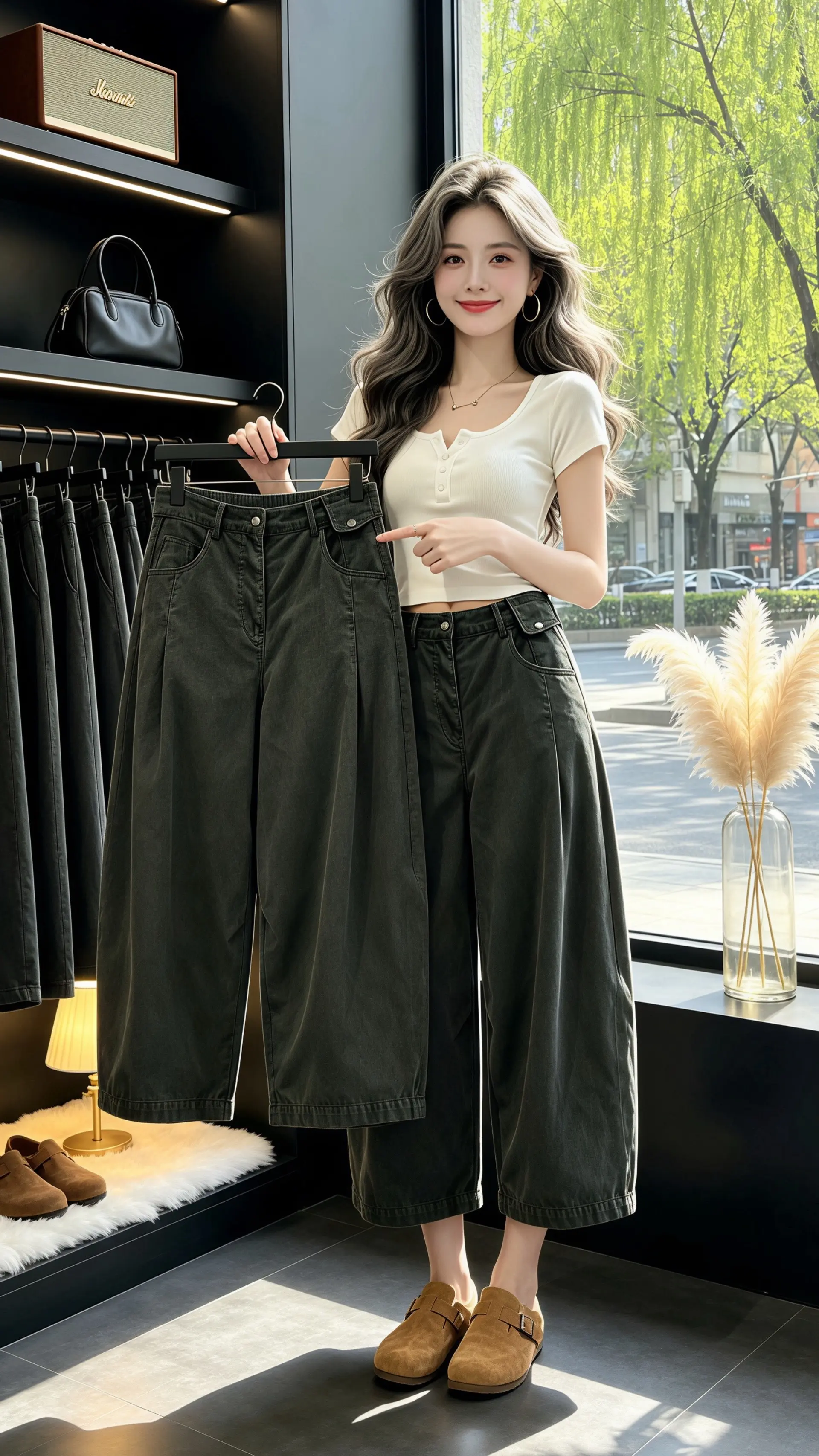 高颜值炸街女工装裤 穿出自己的风格 春款上新 一眼就爱上的神裤 好看的...