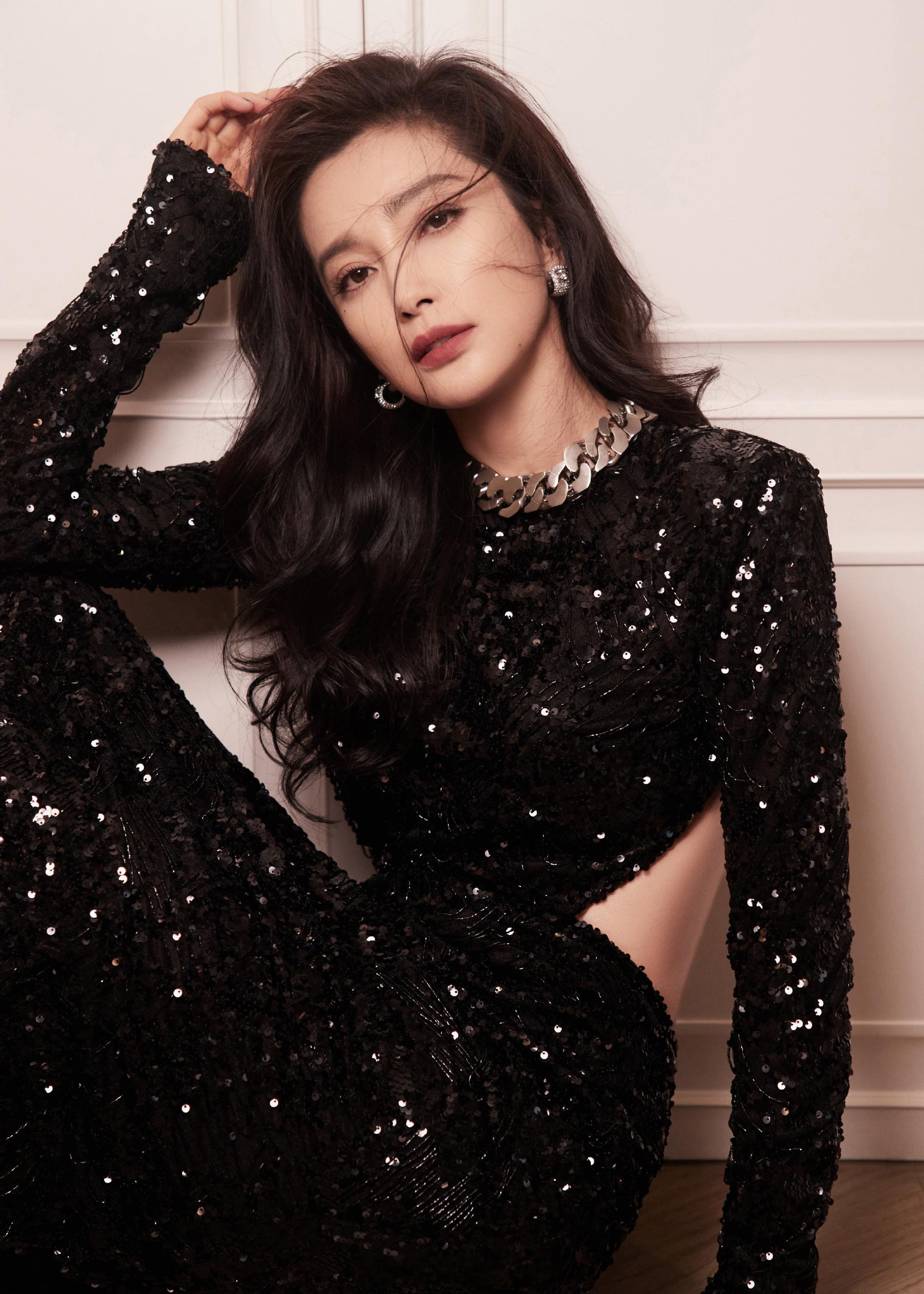 李冰冰黑色魅力闪耀迷人