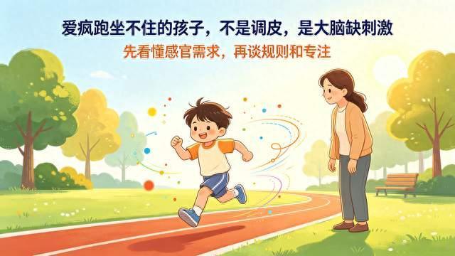 惊人的真相: 爱疯跑坐不住的孩子, 不是调皮, 是大脑缺刺激