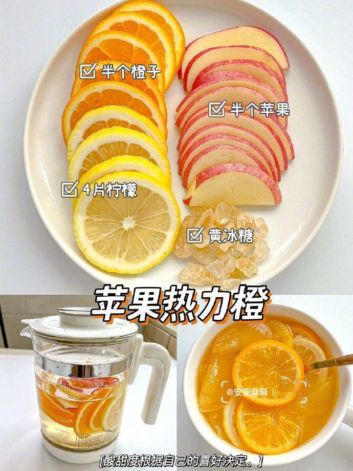 六款秋冬热饮配方‼️暖胃水果茶、敲好喝🔥