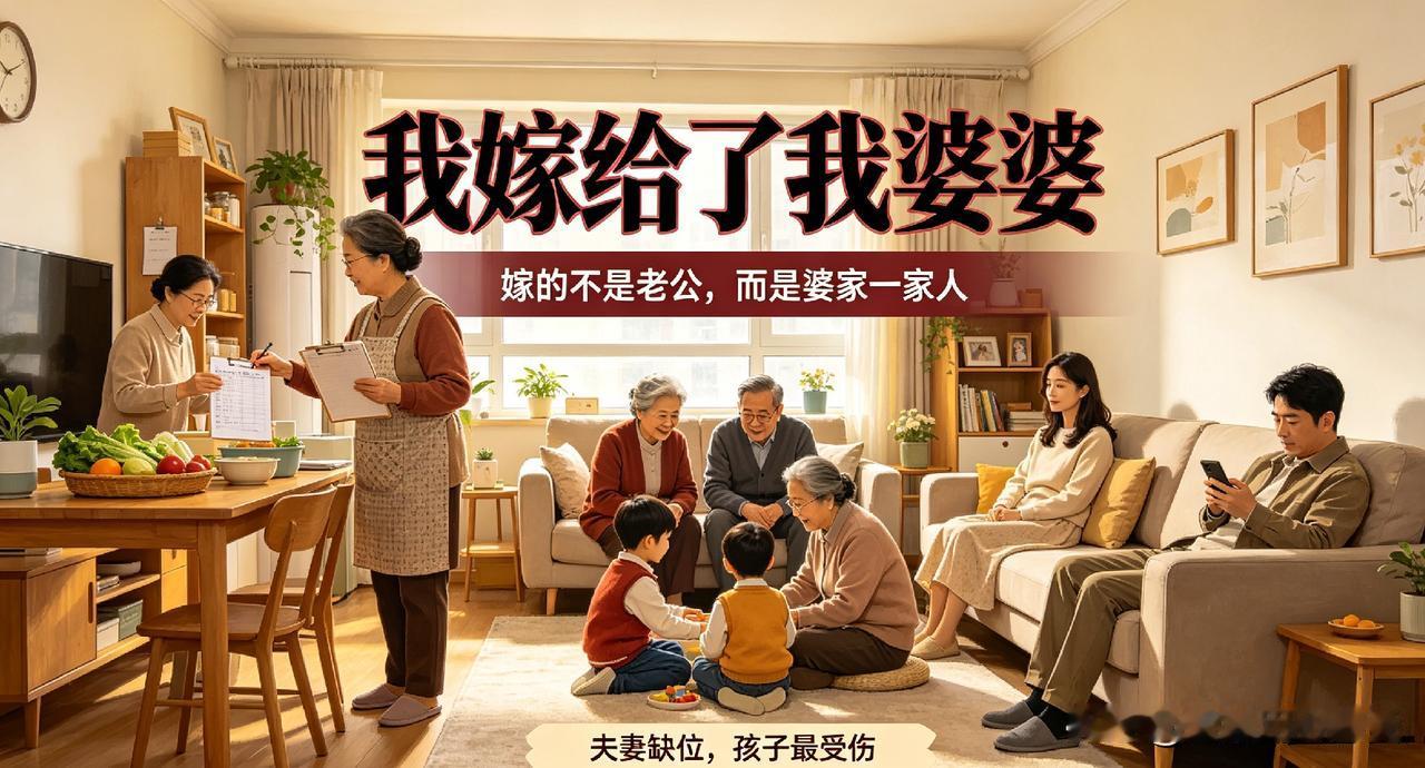 很多90后宝妈，其实根本不是嫁给老公，而是嫁给了婆婆听过最扎心的婚姻真相：