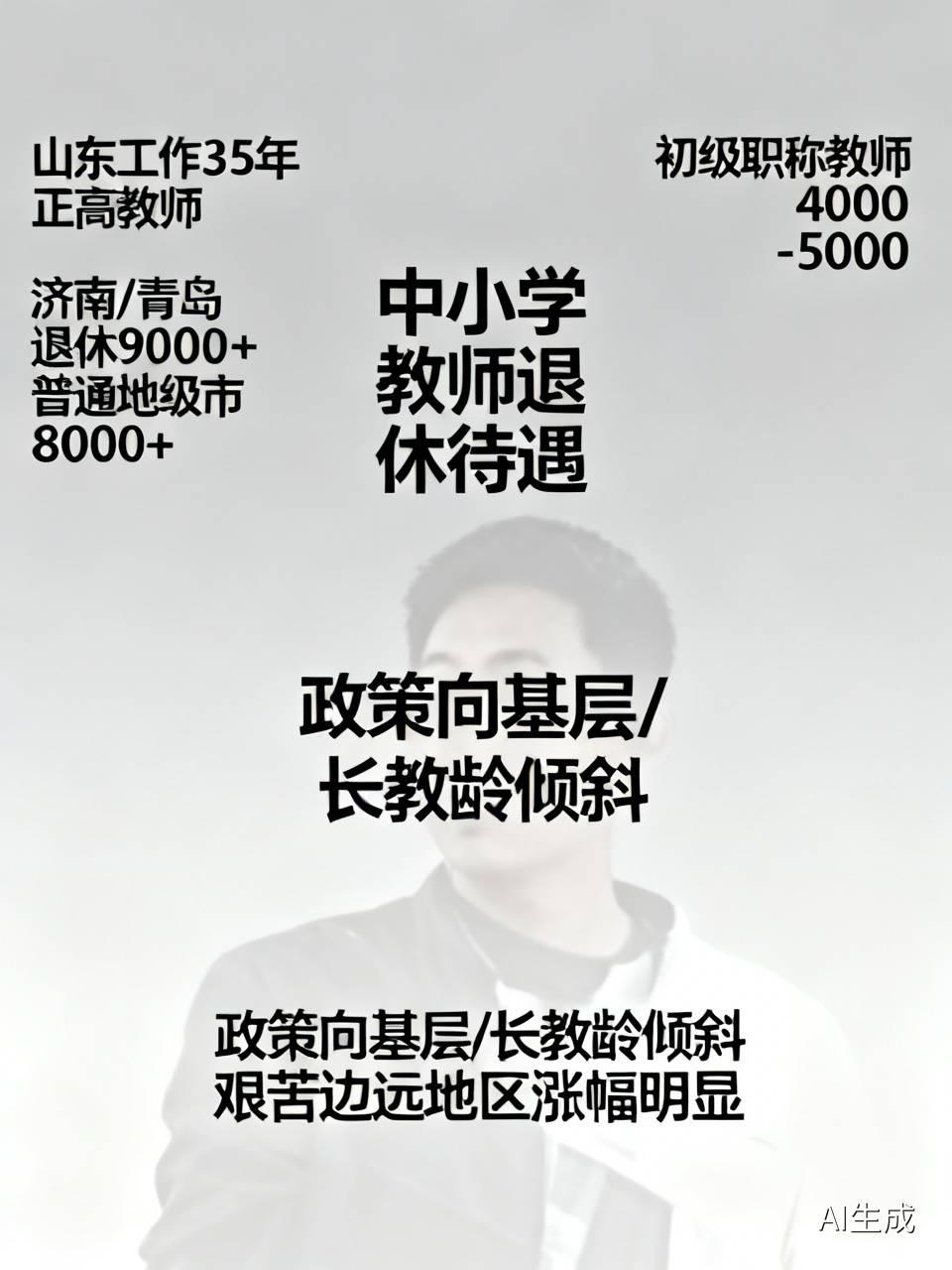 在山东工作中小学教师的退休待遇是比较不错的，从整体水平来看，工作35年的正高级教