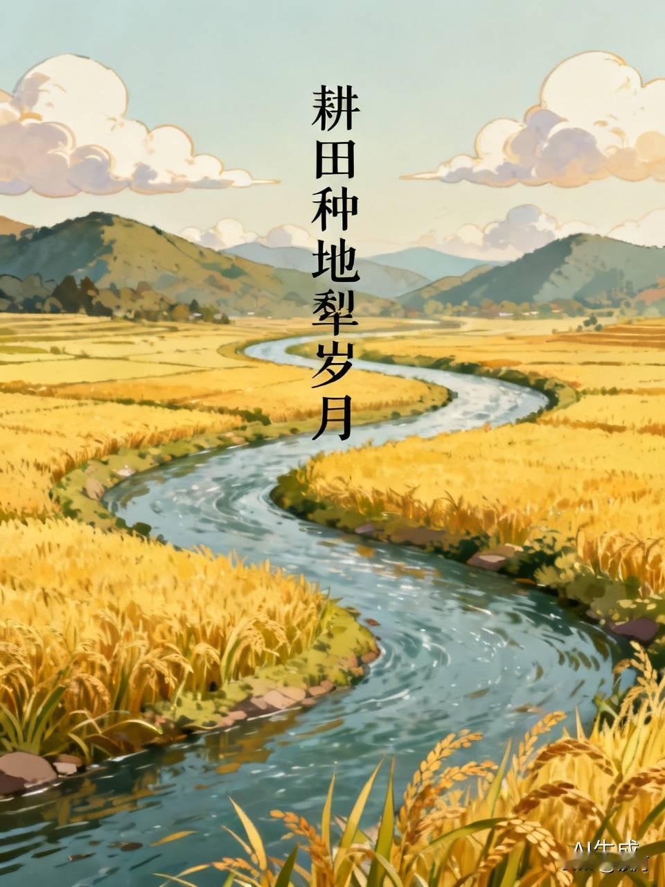 看到“耕田种地犁岁月”这个上联，真是妙啊！它把农耕劳作和时光流转结合，充满生活哲