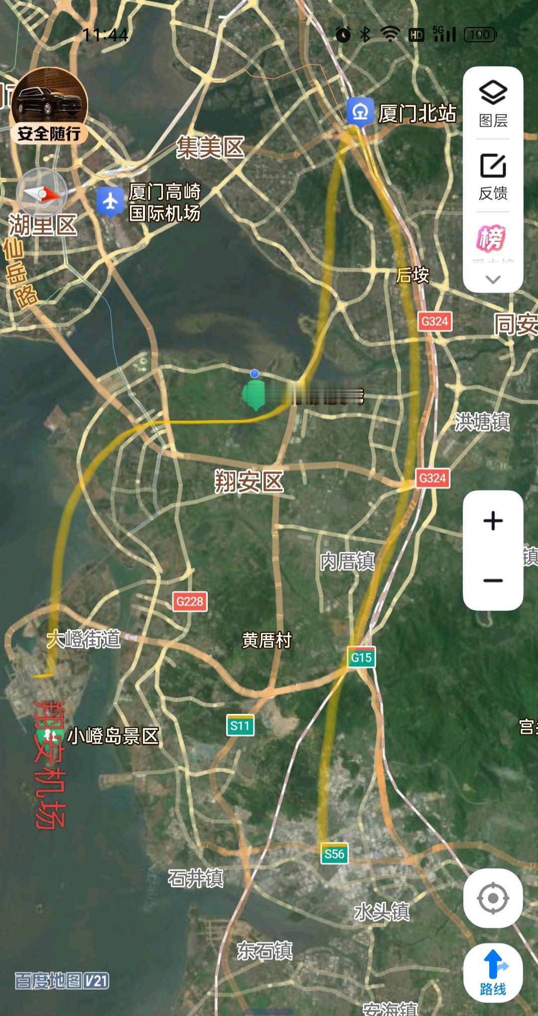 往返厦门北站翔安机场旅客，请多花50公里！离翔安机场最近铁路线在泉州南安石井镇，