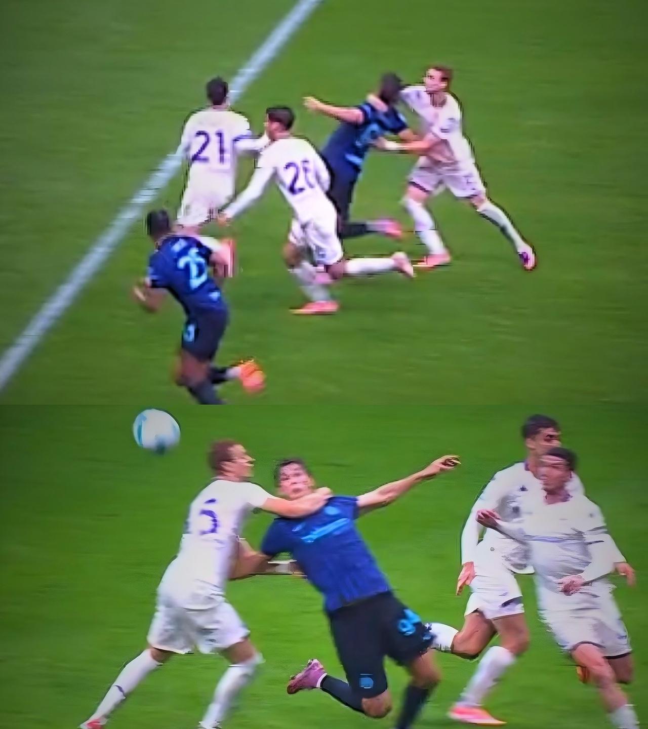 裁判故技重施,国际米兰暴怒!国际米兰今天凌晨对阵佛罗伦萨的比赛,上半场禁区内劳塔