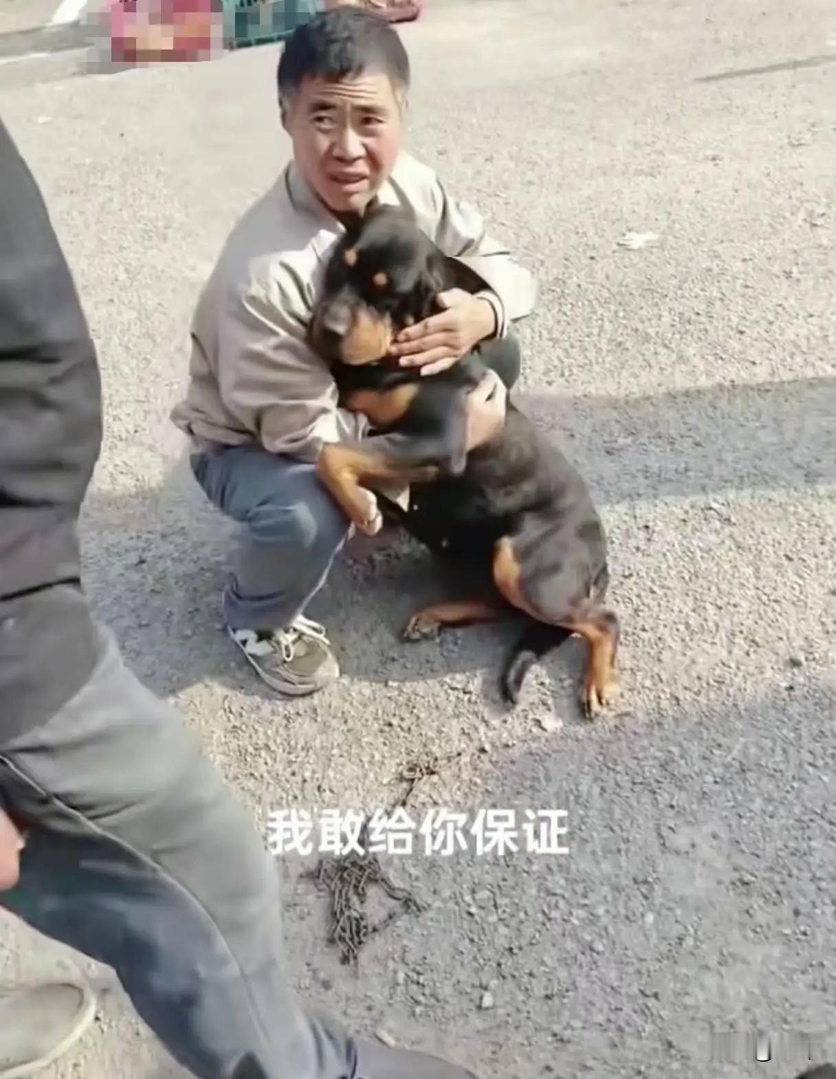 泪目了！一位大哥养了一只狗狗很多年，他非常疼爱狗狗，狗狗也很听话，很依赖他。可最