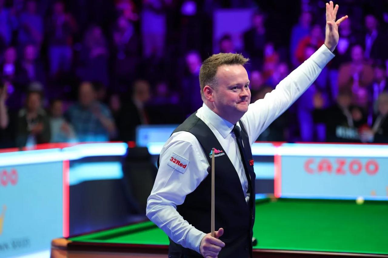 2026斯诺克世锦赛1/4决赛，墨菲以13-10击败赵心童闯进四强，可他的庆祝动