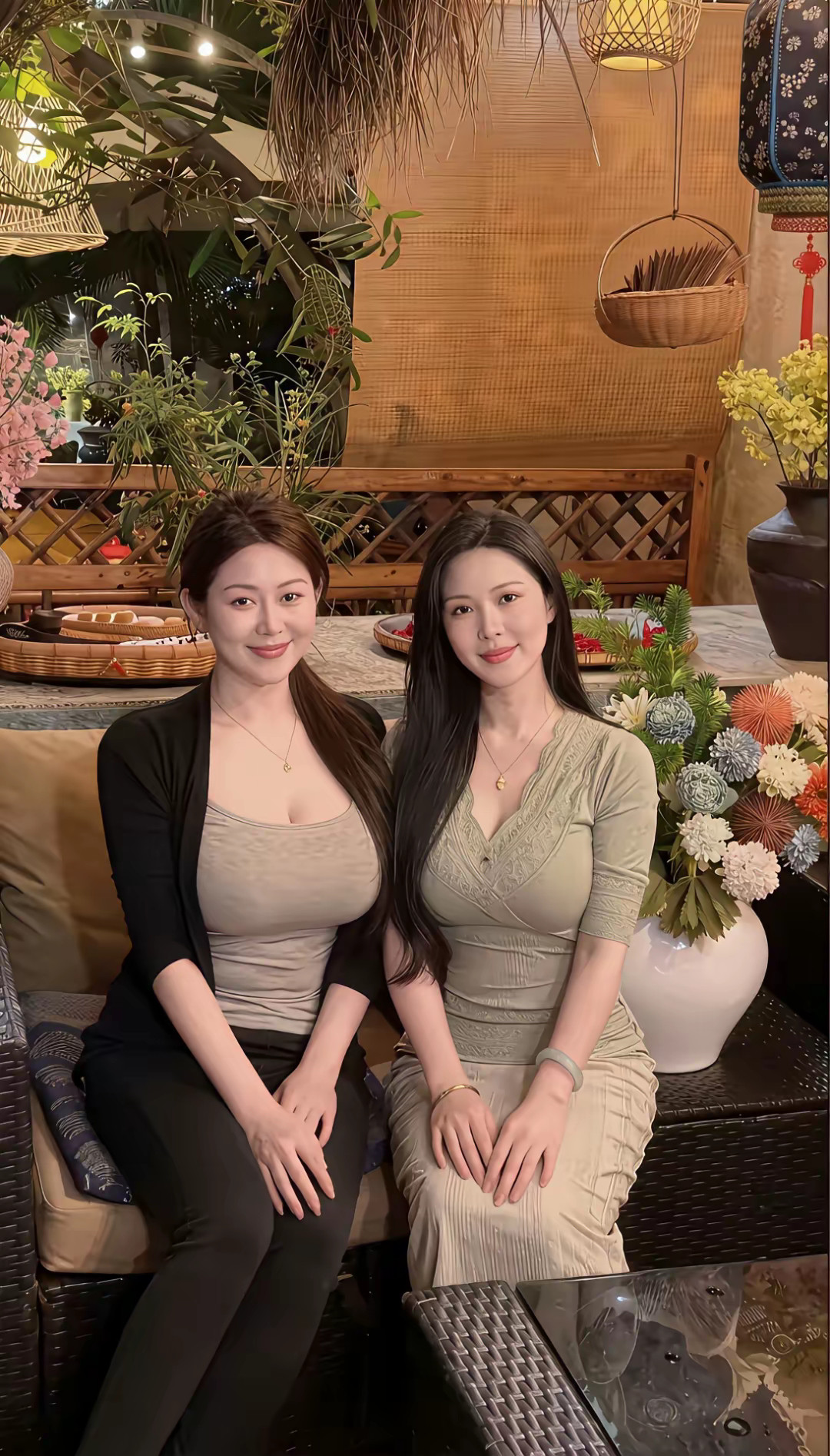 两个女孩中，一个是广东，一个是湖北的，你们看得出那个是广东的吗？
