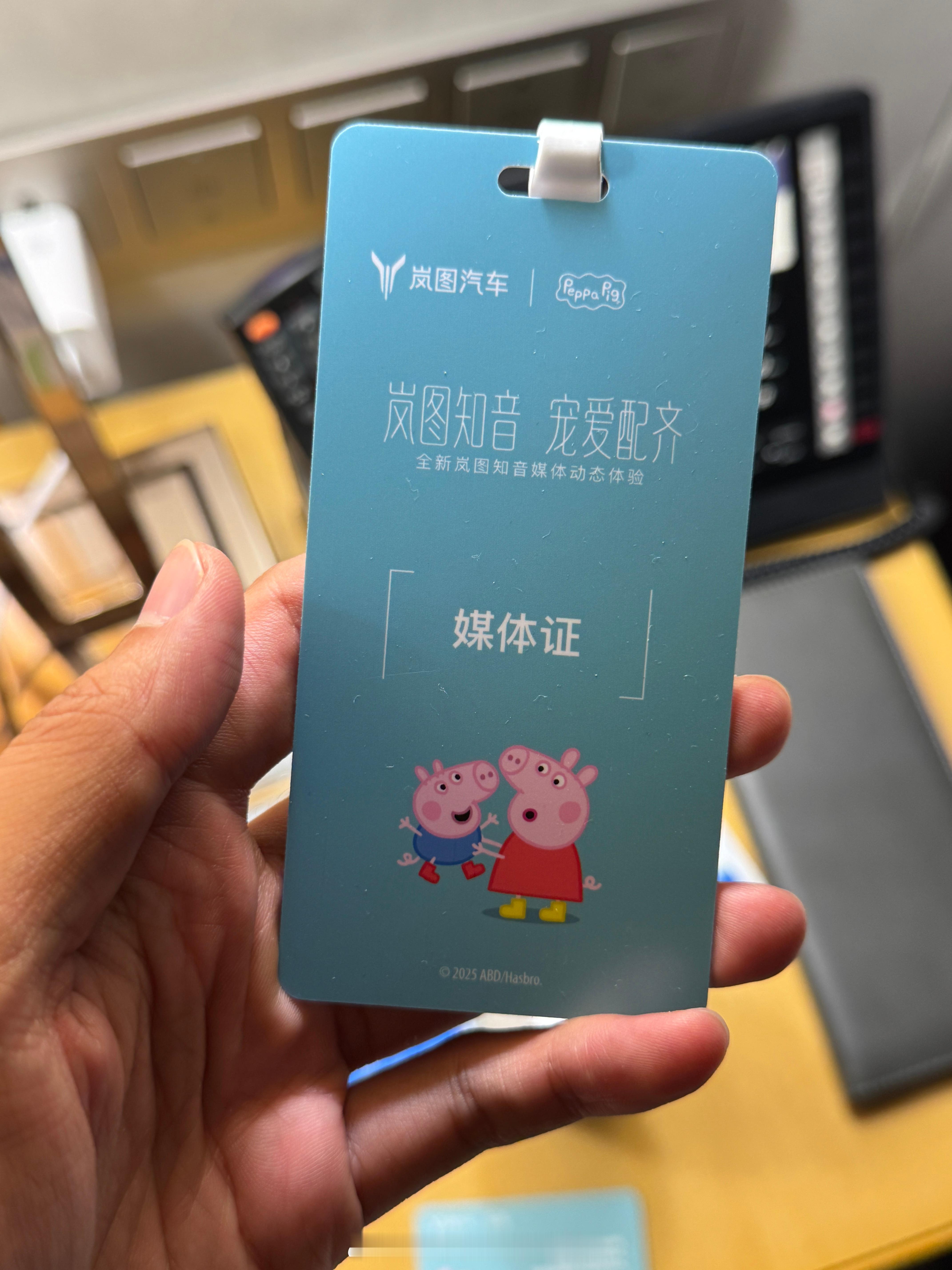 岚图活动的周边，全是小猪佩奇[？？？][？？？][？？？]这是什么由头​​​