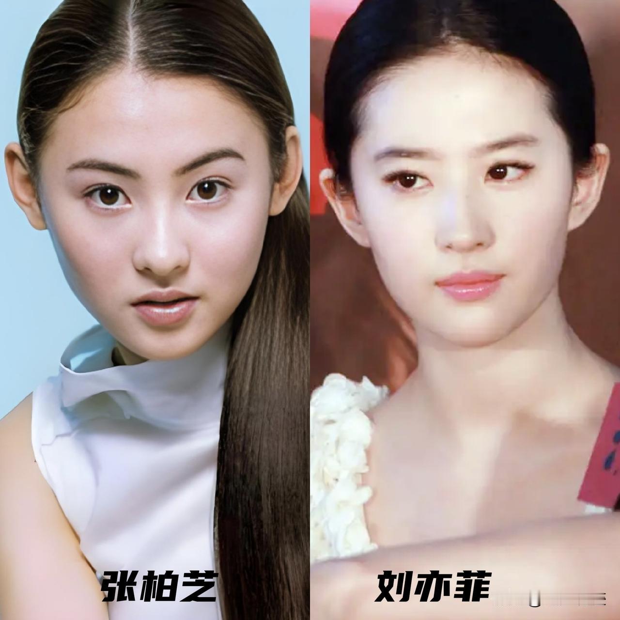 刘亦菲VS张柏芝——很多年了，娱乐圈里就没见过像张柏芝和刘亦菲这种完美到无可挑
