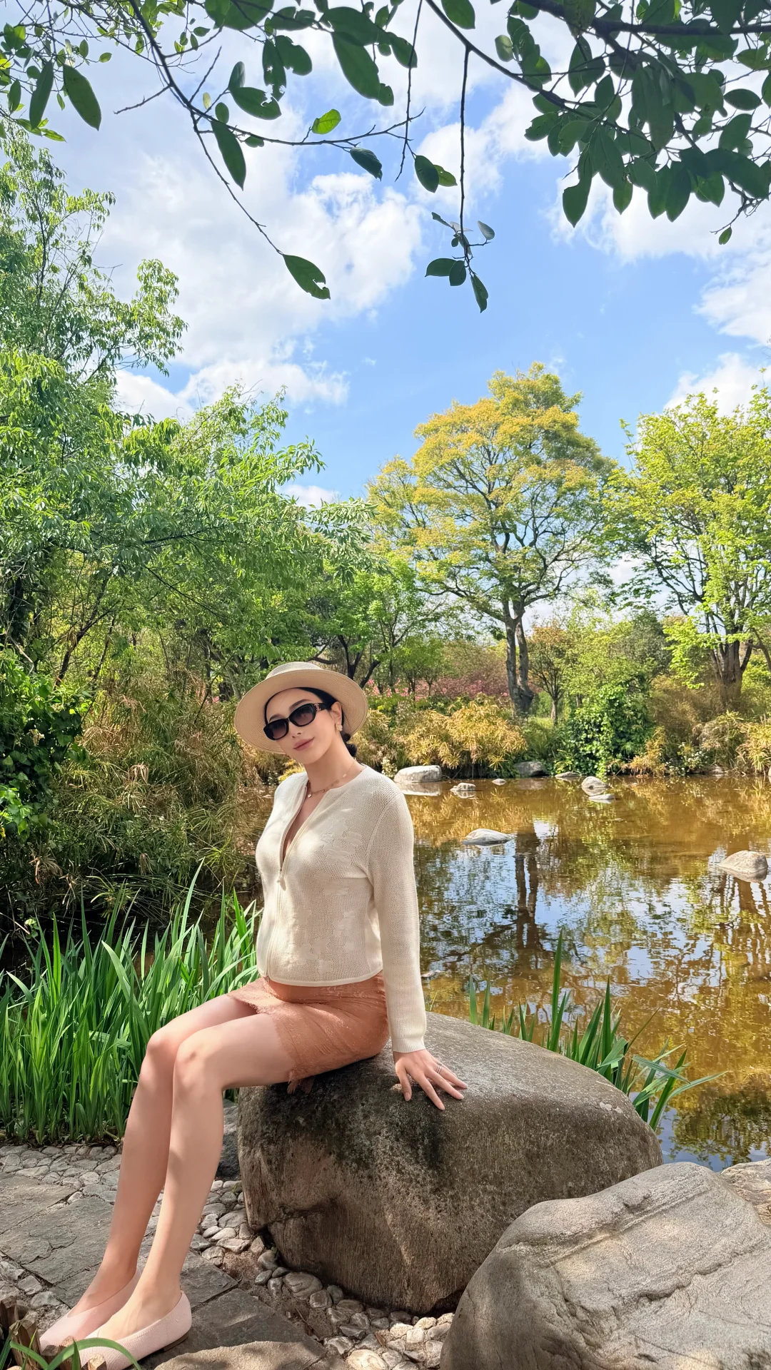 快7个月了 孕肚根本藏不住了