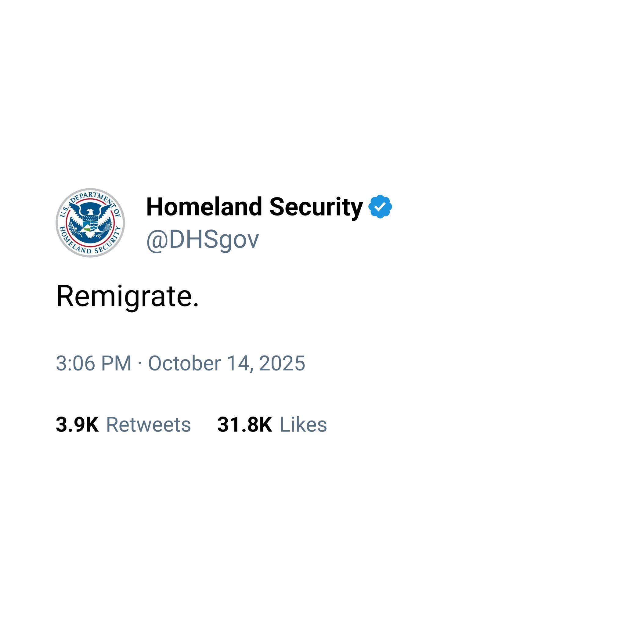 Remigration这个词可不是再移民这个字面意思。这是欧洲极右翼提出的通过