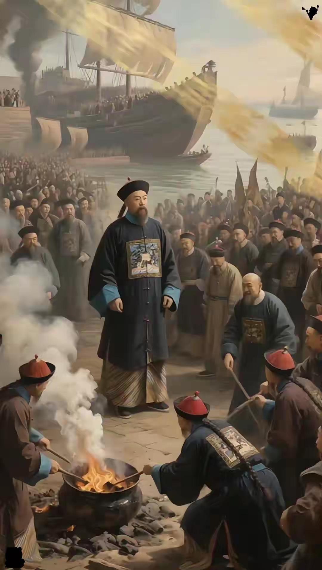 1839年虎门海滩那场冲天大火，炼出了林则徐骨子里的硬汉本色。可谁能料到，16