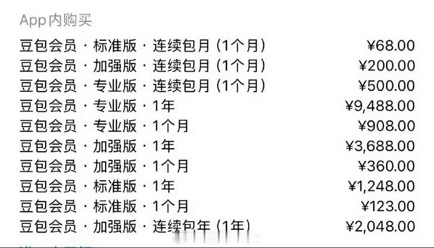 豆包付费豆包要开始付费了，你们会买么