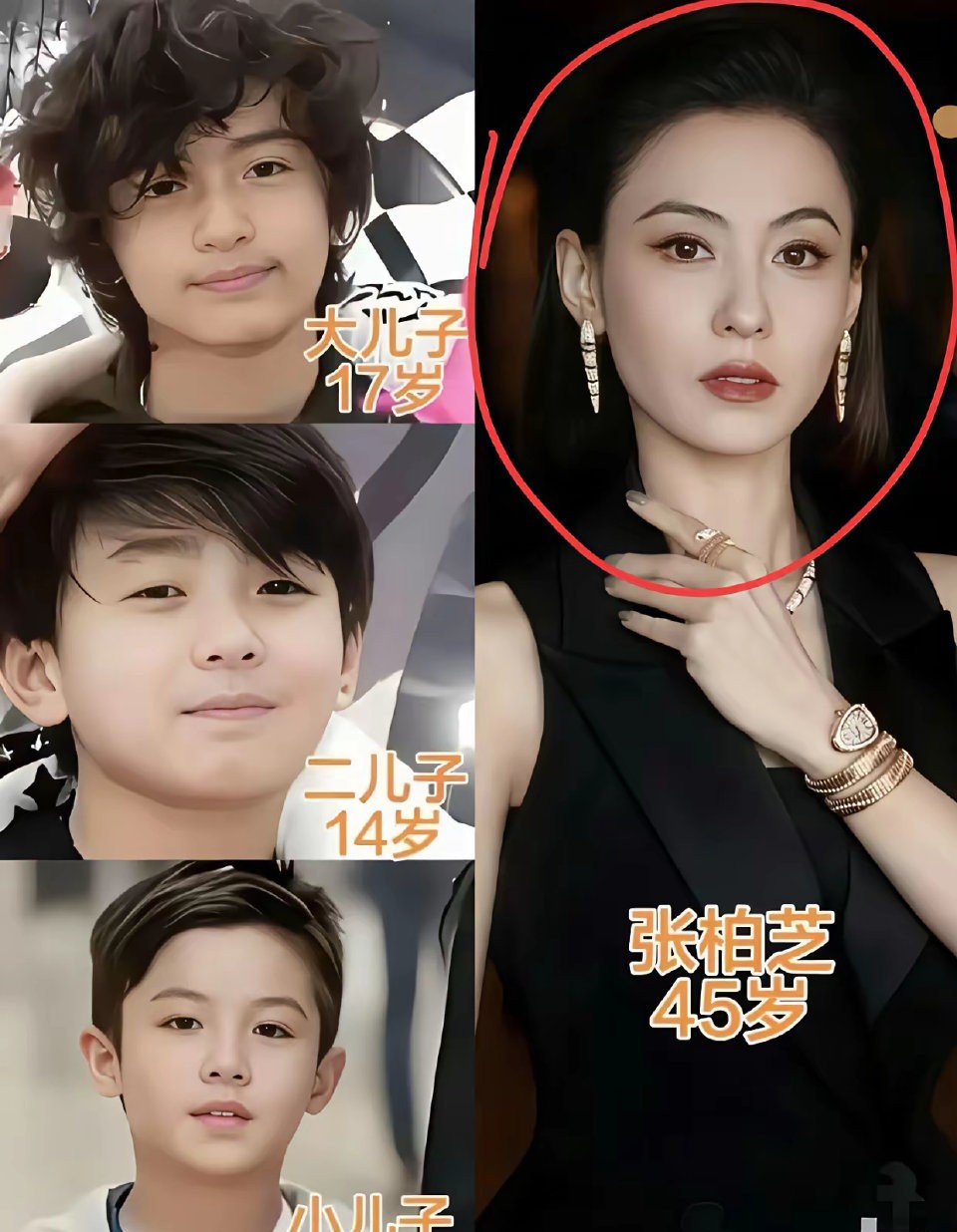 张柏芝为什么要生第三个孩子?很简单，有2个原因。?跟谢霆锋离婚后?第