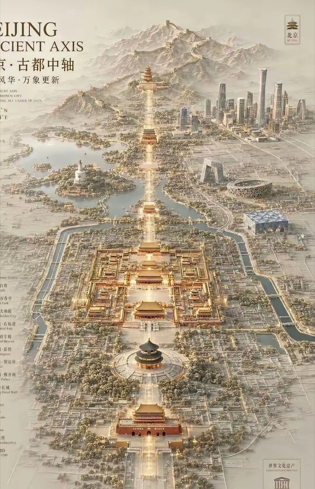 古代人是如何把这些建筑修建的这么直溜、这么对称的？在古代，既没有无人机，也没有全