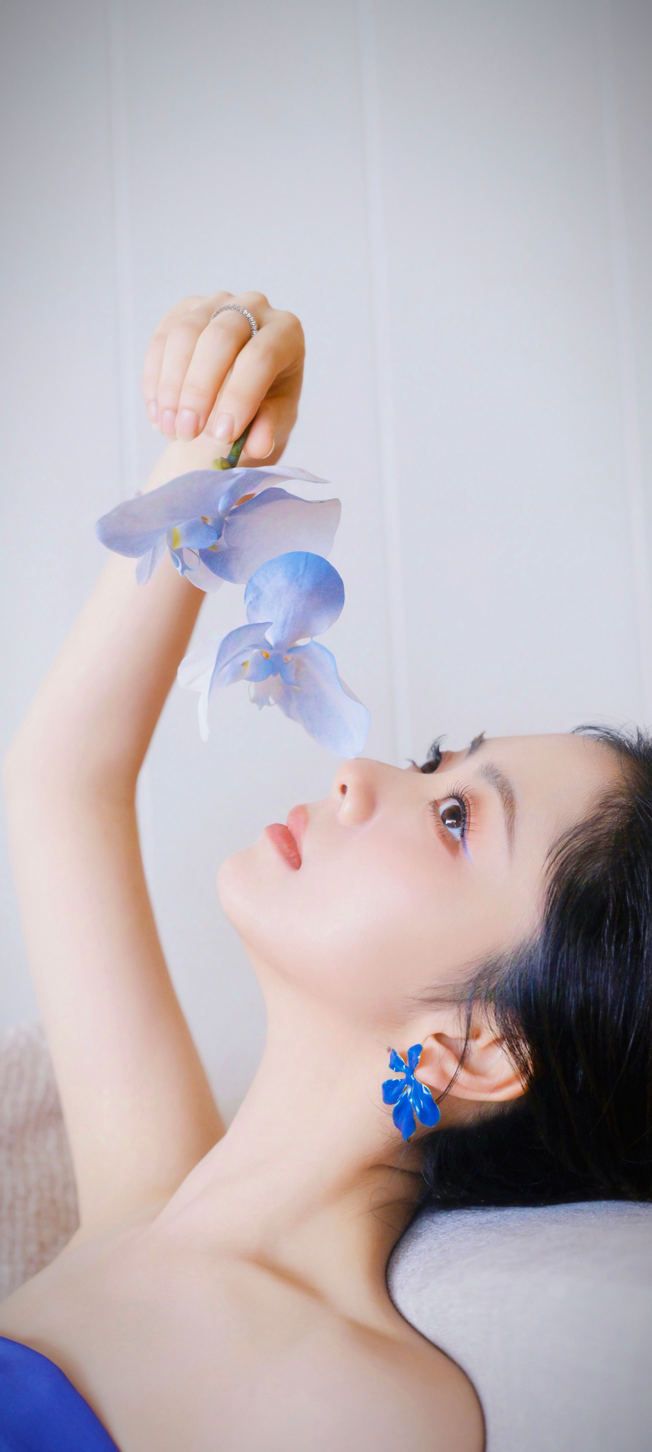 谭松韵开心的像个孩子~💙💙💙谭松韵