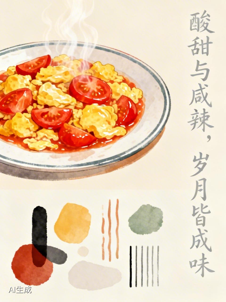 以前开餐馆，观察过，小孩子和女孩子喜欢吃西红柿炒鸡蛋，微酸微甜;成年人一般不喜