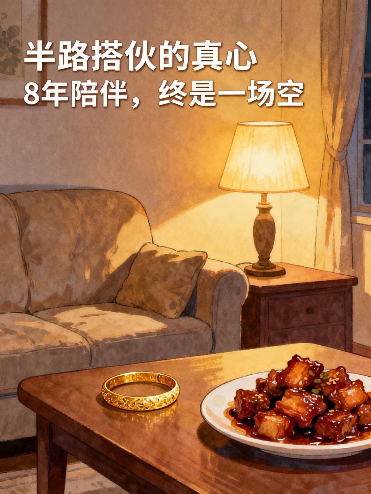 我和二婚伴侣在一起八年，他在物质上对我很大方，我在他书房打扫卫生，发现了一件让我