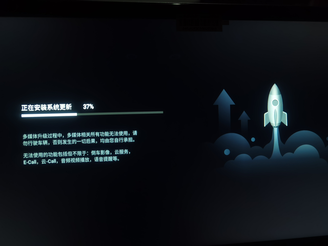 第五代DMI升级今天下班提示要升级，一点OTA自动搞起来了，有升级后的车友没，