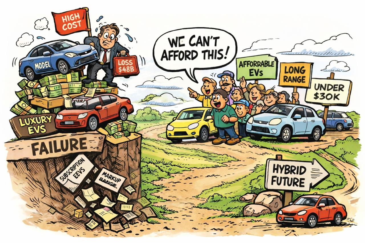 顾客的声音最终决定一切，任何脱离实际需求的战略都将付出沉重代价。福特公司电动车