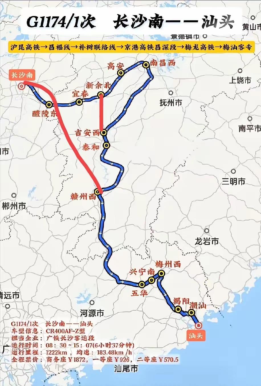 长赣高铁分流了京广线的压力，这是肯定的，多了第二通道，拉近了深圳惠州以及潮汕福建