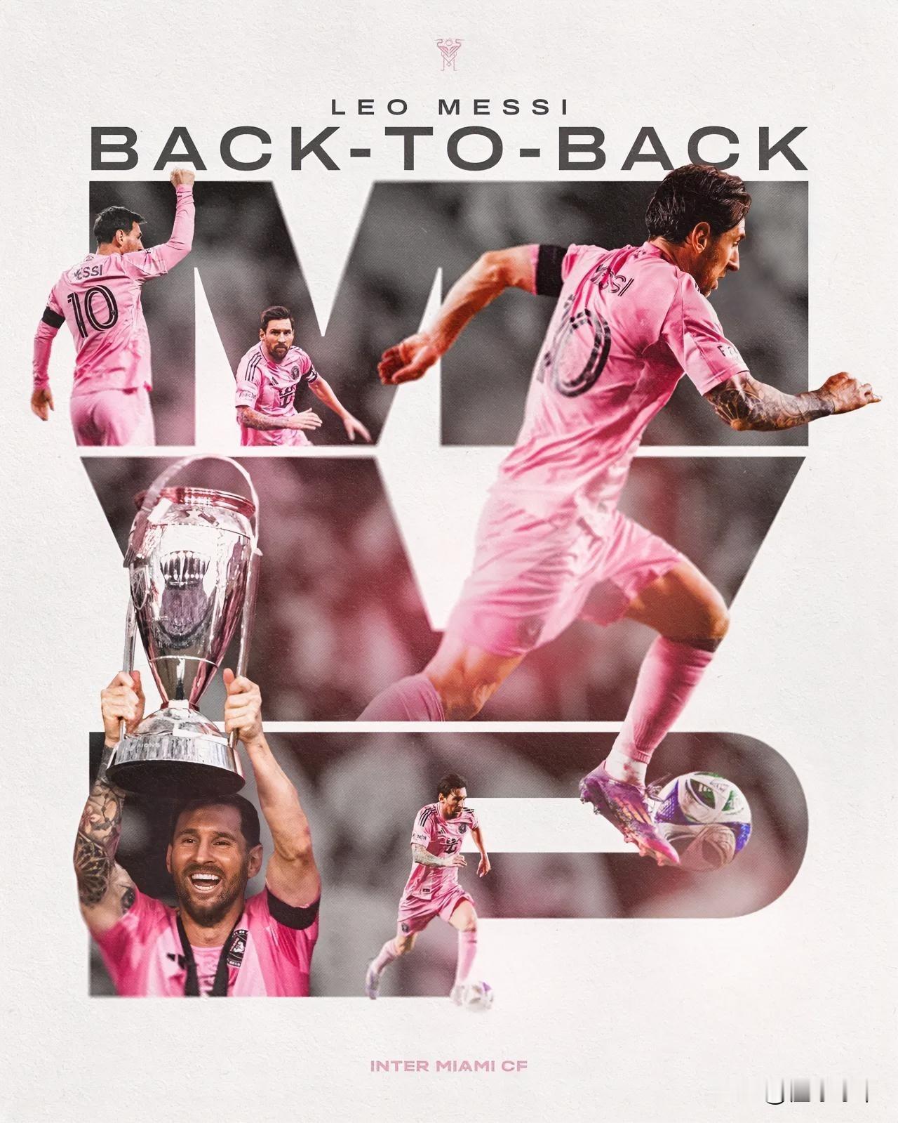 美职联历史第一人，梅西蝉联美职联年度MVP!刚刚美职联官方宣布，梅西凭借本赛