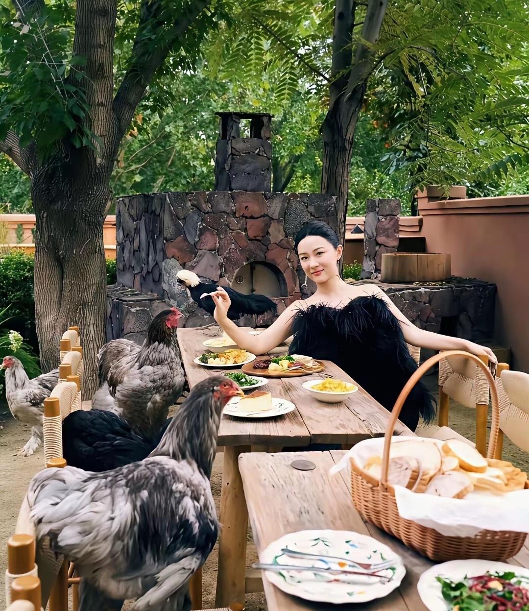 谁看了霍思燕3000平摩洛哥庄园不迷糊！拱顶长廊、孔雀、二十多只狗狗，松弛又高级