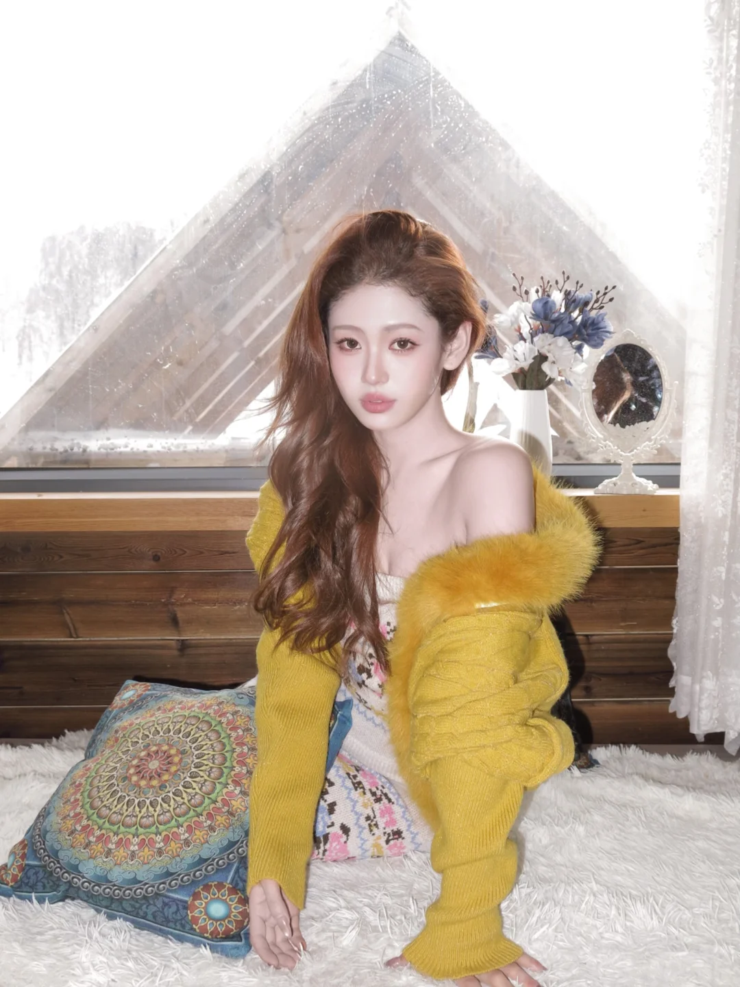 在禾木的小木屋里❄️