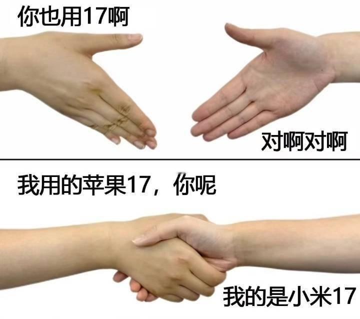 雷军全面对标iPhone梗图是真的快，刚才在办公室也炸锅了，办公室有好几个米粉