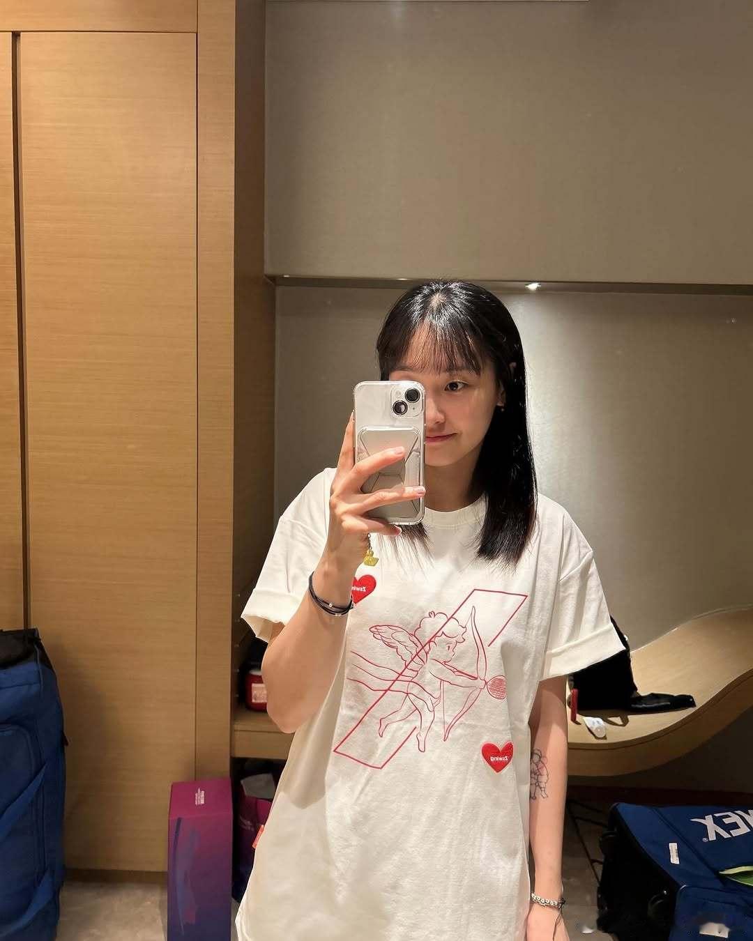蔡侑玎社媒更新：谢谢思维，衣服很漂亮2025年苏迪曼杯​​​
