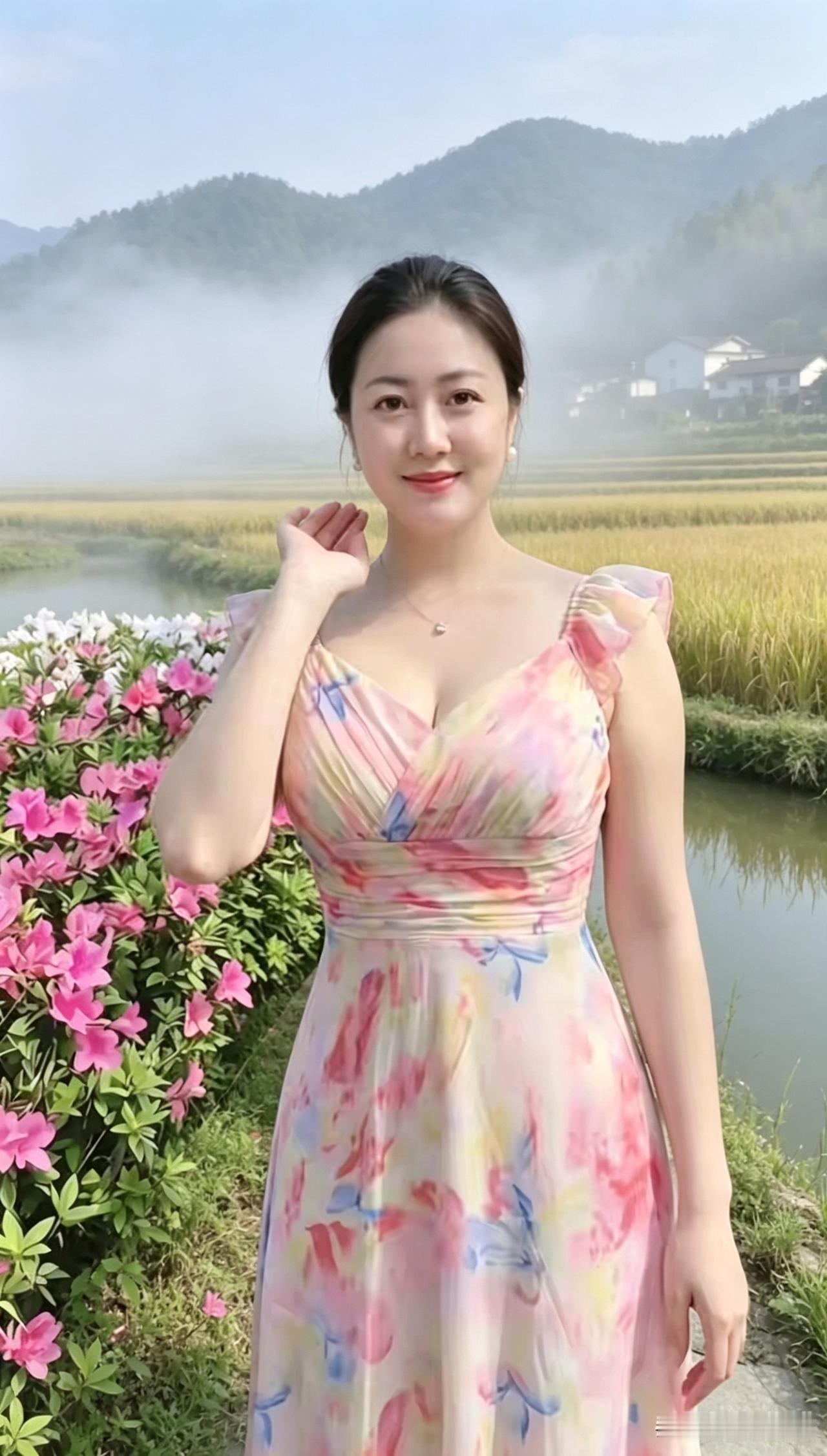 薄雾环山、稻田连片，这才是原生态江南乡村模样躲开热门景区人潮，我驱车深入山野